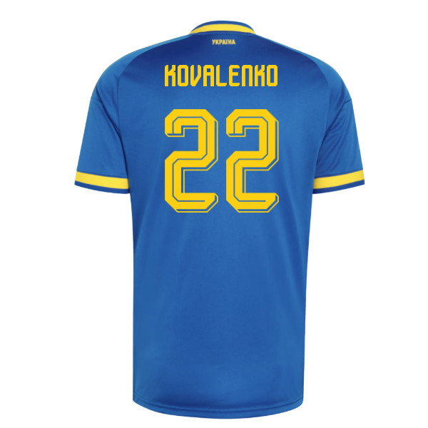 2026-2027 Ukraine Away Shirt (Kovalenko 22)-SoccerKits Hub | Buy Soccer Jerseys Online